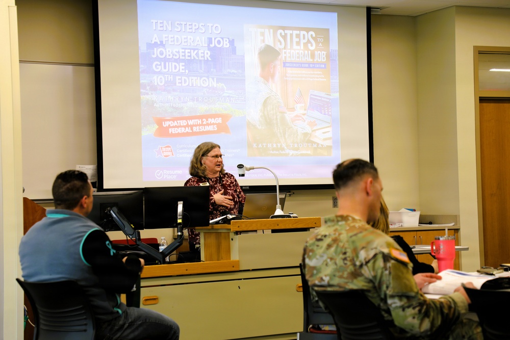 Fort McCoy employment experts connect with workforce partners during panel at Western Technical College
