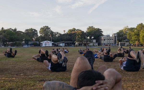 U.S. Marines, Armed Forces of the Philippines conduct Physical Training