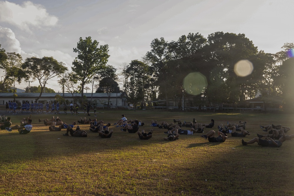 U.S. Marines, Armed Forces of the Philippines conduct Physical Training