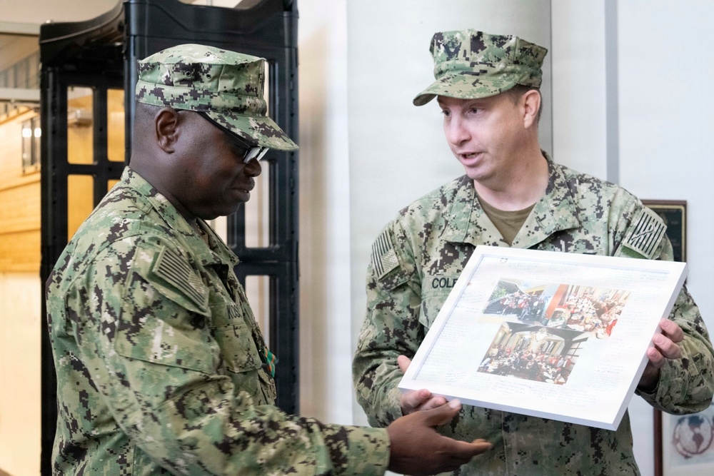 Navy Reserve Center Miami Honors Retiring Sailor LS1 Kokou Kossi