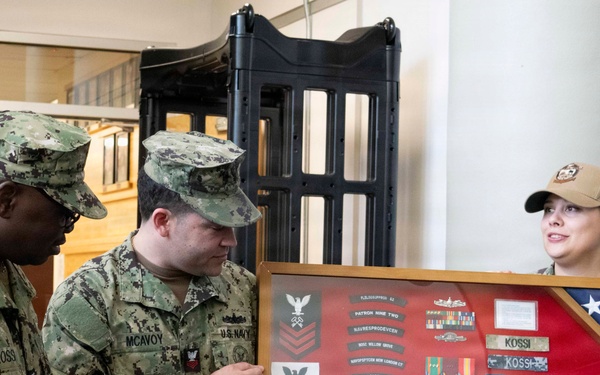 Navy Reserve Center Miami Honors Retiring Sailor LS1 Kokou Kossi