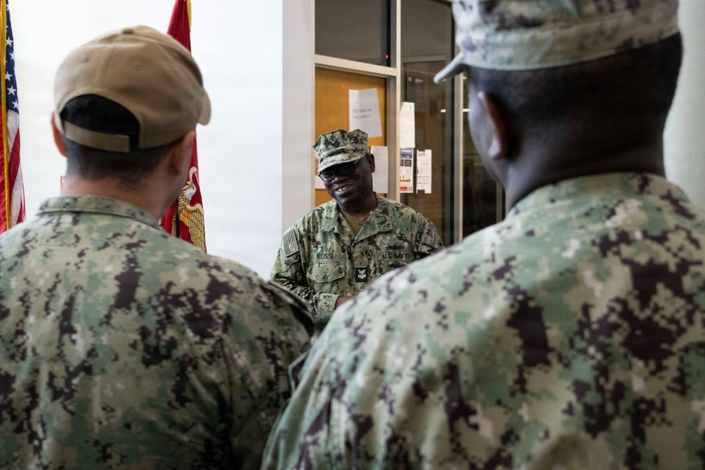 Navy Reserve Center Miami Honors Retiring Sailor LS1 Kokou Kossi