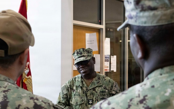 Navy Reserve Center Miami Honors Retiring Sailor LS1 Kokou Kossi