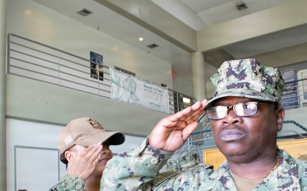 Navy Reserve Center Miami Honors Retiring Sailor LS1 Kokou Kossi