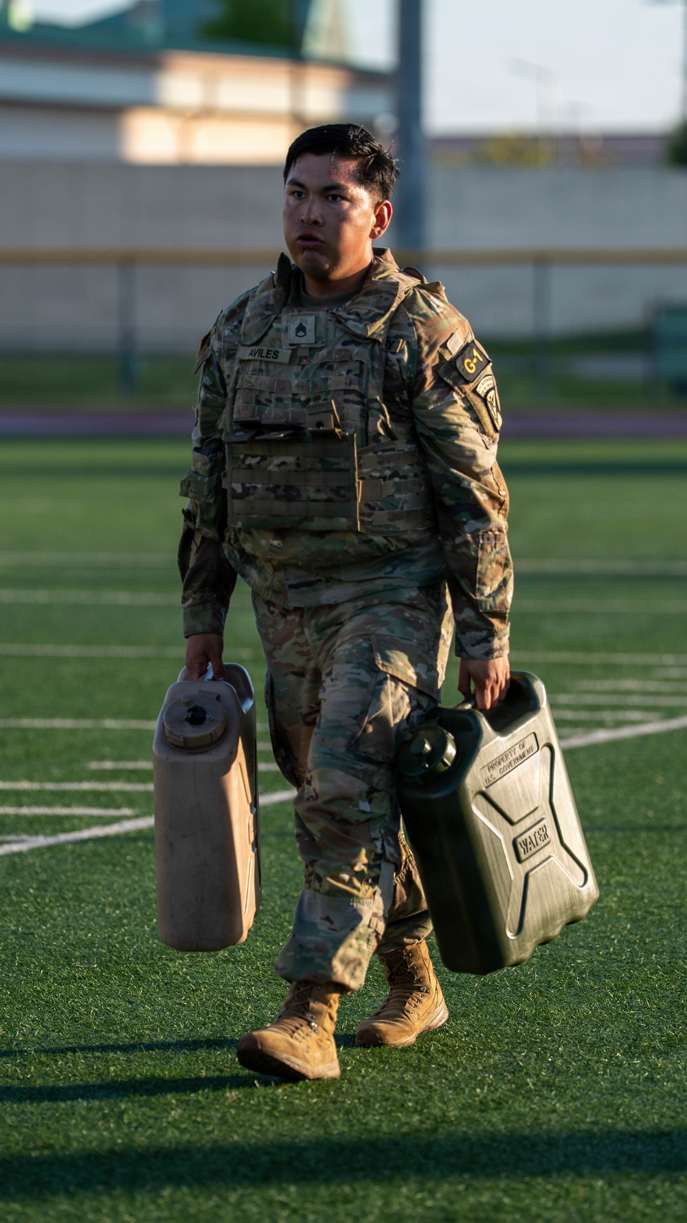 U.S. Army Soldiers take the EPFA