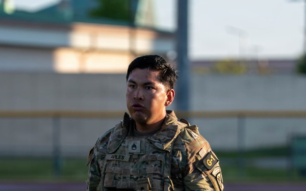 U.S. Army Soldiers take the EPFA