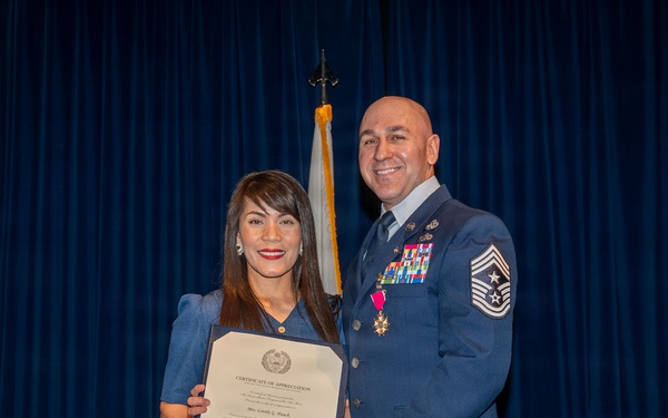 Yokota Honors Command Chief During Retirement Ceremony