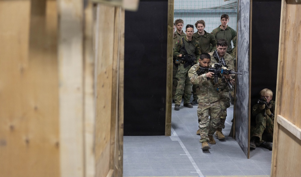 1st Battalion, 12th Cavalry Regiment train alongside Norwegians on close-quarters battle techniques