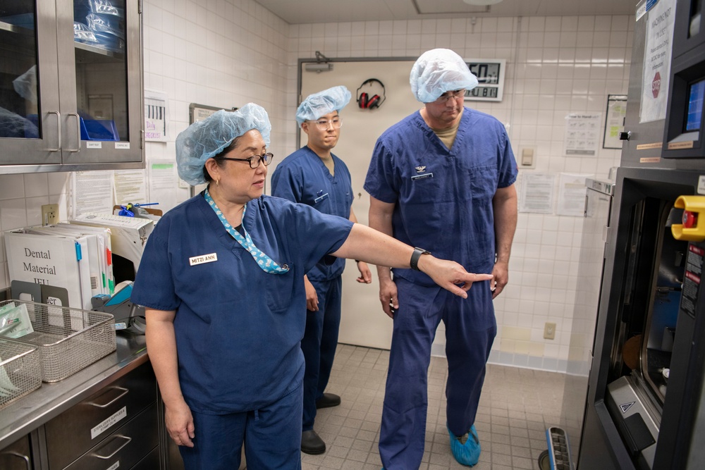 From start to finish: 374th AW commander immerses with dental clinic team