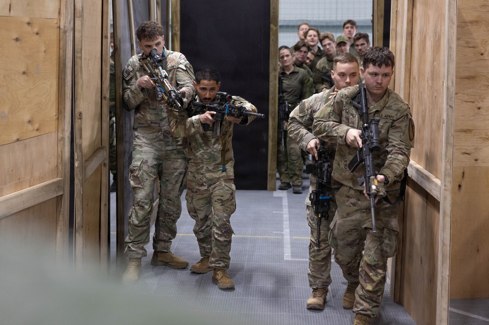 1st Battalion, 12th Cavalry Regiment train alongside Norwegians on close-quarters battle techniques