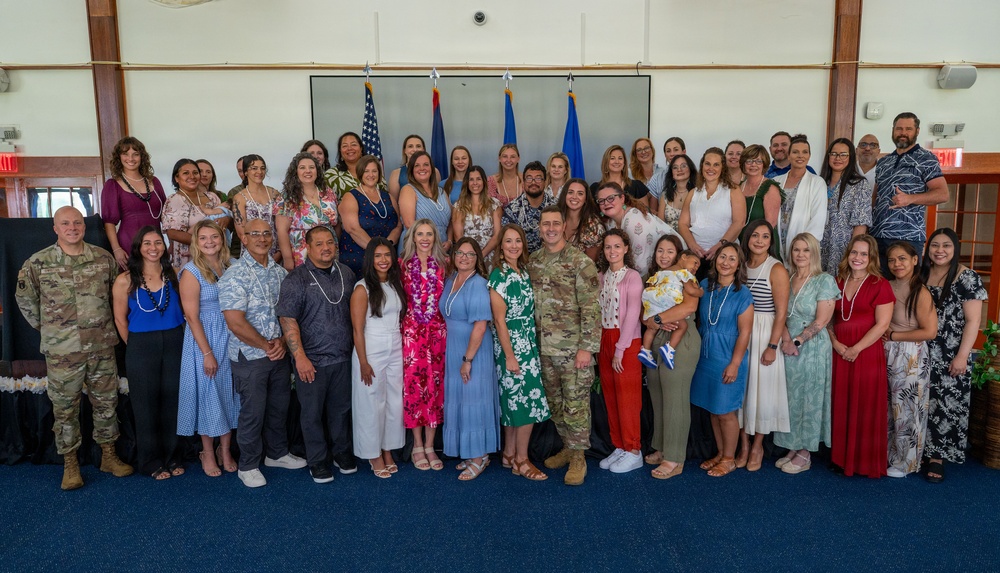 Team Andersen celebrates 2025 Commander’s Key Support Program volunteers, mentors