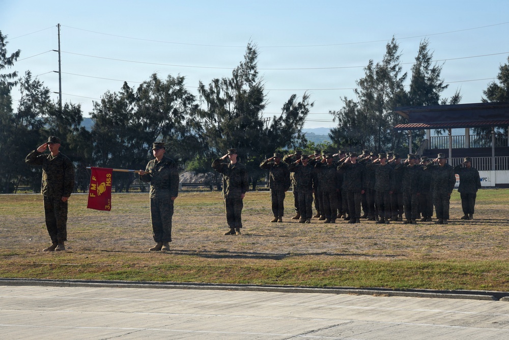 Balikatan 2026: 3rd LCT Headquarters and Service Company participate in a change of command ceremony