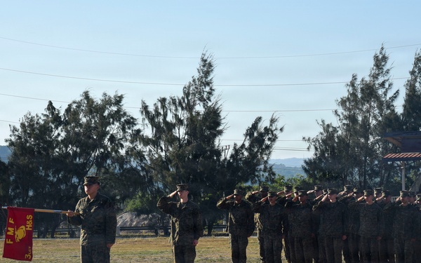 Balikatan 2026: 3rd LCT Headquarters and Service Company participate in a change of command ceremony