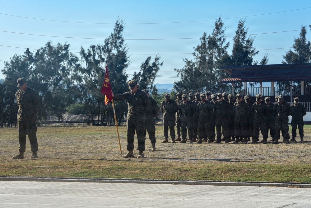 Balikatan 2026: 3rd LCT Headquarters and Service Company participate in a change of command ceremony