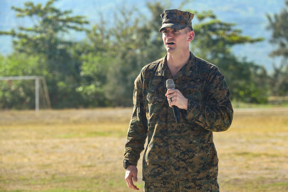 Balikatan 2026: 3rd LCT Headquarters and Service Company participate in a change of command ceremony