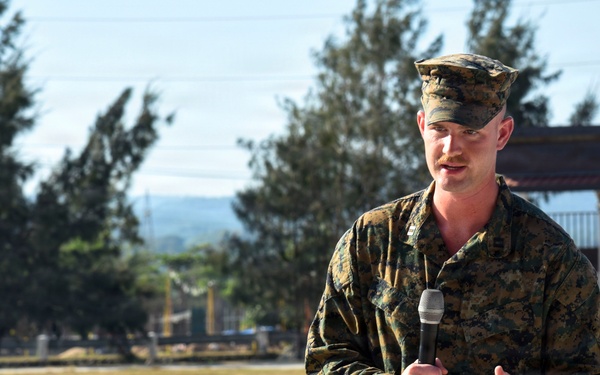 Balikatan 2026: 3rd LCT Headquarters and Service Company participate in a change of command ceremony