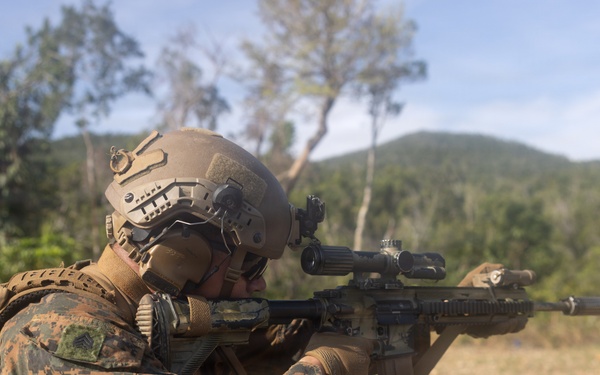 Balikatan 2026: U.S. Marines conduct live fire during jungle warfare training