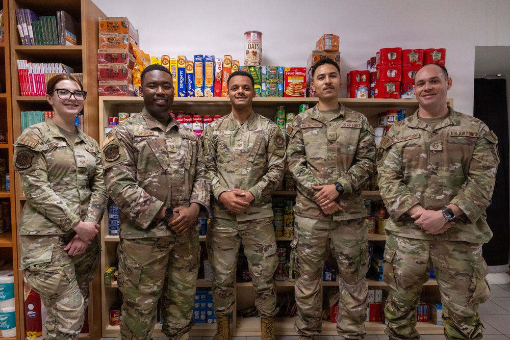 Aviano AB celebrates new food pantry opening