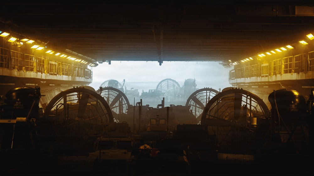 11th MEU Marines, Sailors Conduct Well Deck Operations Aboard USS Boxer