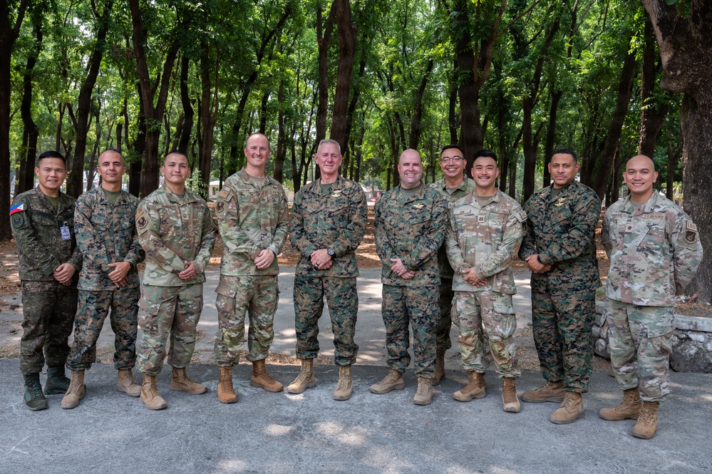 Balikatan 2026: 21st AEW leadership meets with Joint Task Force chaplaincy team over Balikatan