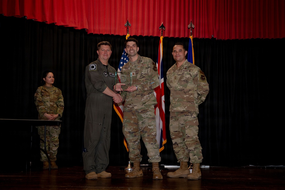 RAF Mildenhall Celebrates First Quarter Award Winners