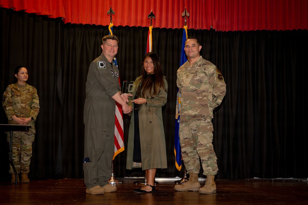 RAF Mildenhall Celebrates First Quarter Award Winners
