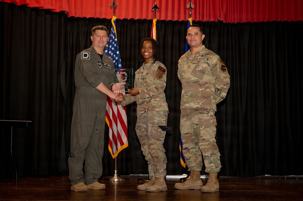 RAF Mildenhall Celebrates First Quarter Award Winners