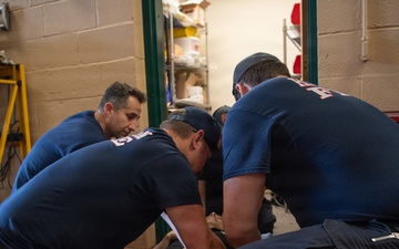 Hanscom fire fighters receive Tactical Emergency Casualty Care training
