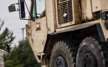 1st Armored Division vehicles, equipment rolling in to support Cadet Summer Training