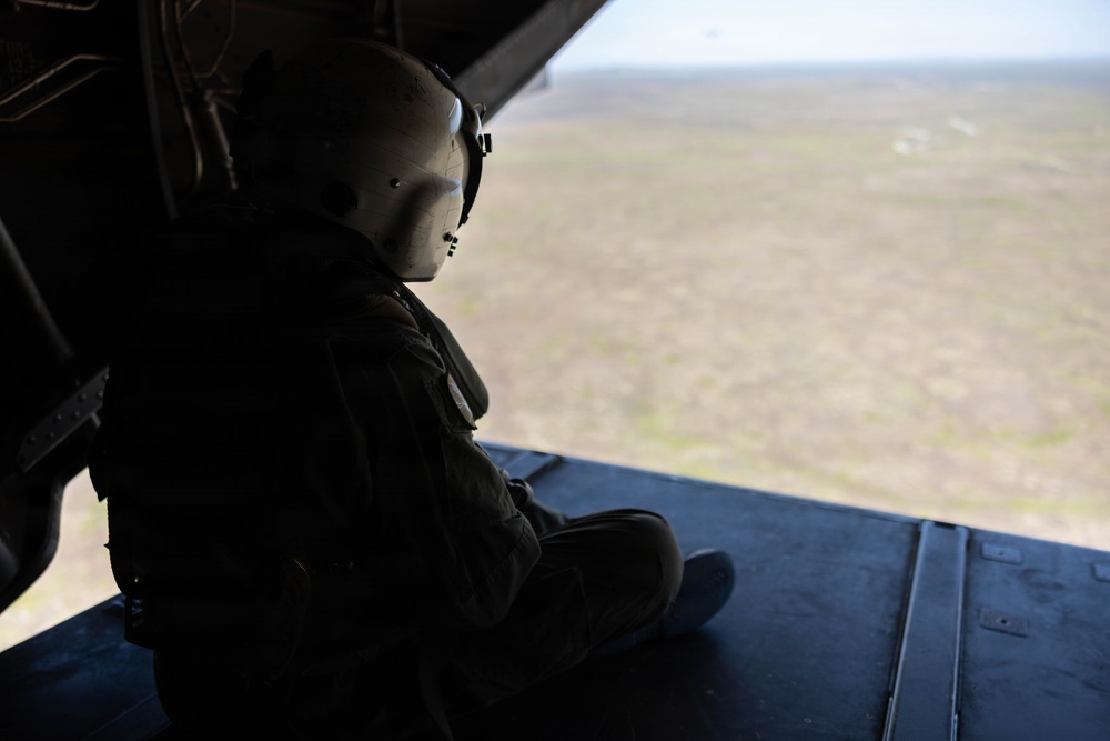 Marines coordinate simulated MV-22B Osprey CASEVAC