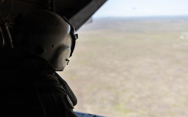 Marines coordinate simulated MV-22B Osprey CASEVAC