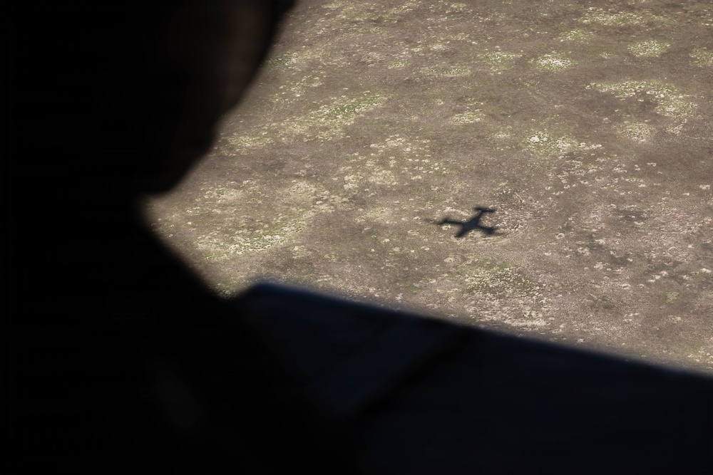 Marines coordinate simulated MV-22B Osprey CASEVAC