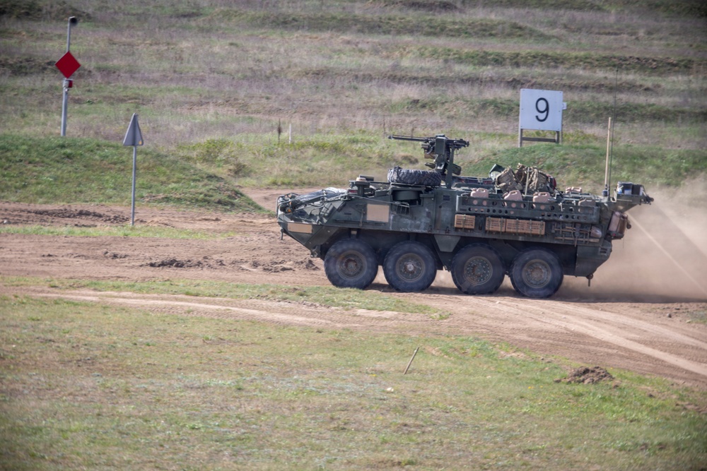 12th Combat Aviation Brigade conducts a live-fire exercise with 2nd Cavalry Regiment during Saber Strike in Poland