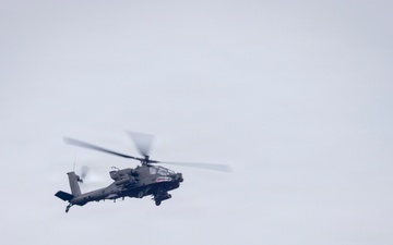 12th Combat Aviation Brigade conducts a live-fire exercise with 2nd Cavalry Regiment during Saber Strike in Poland