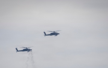 12th Combat Aviation Brigade conducts a live-fire exercise with 2nd Cavalry Regiment during Saber Strike in Poland