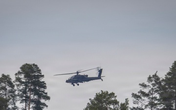 12th Combat Aviation Brigade conducts a live-fire exercise with 2nd Cavalry Regiment during Saber Strike in Poland