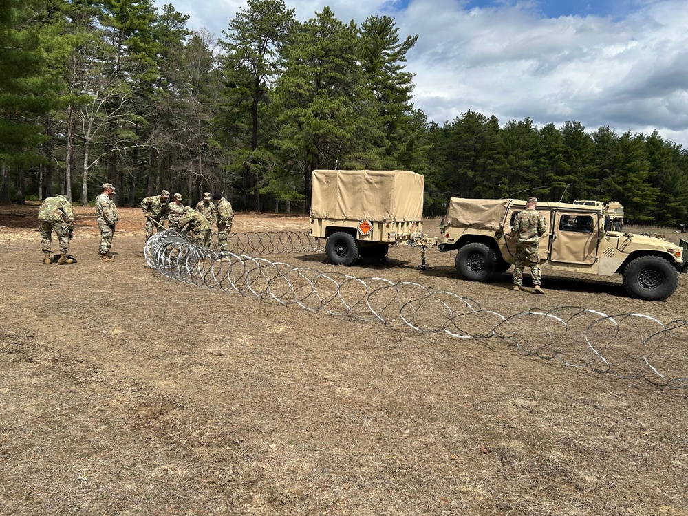 Encircling the ammunition point