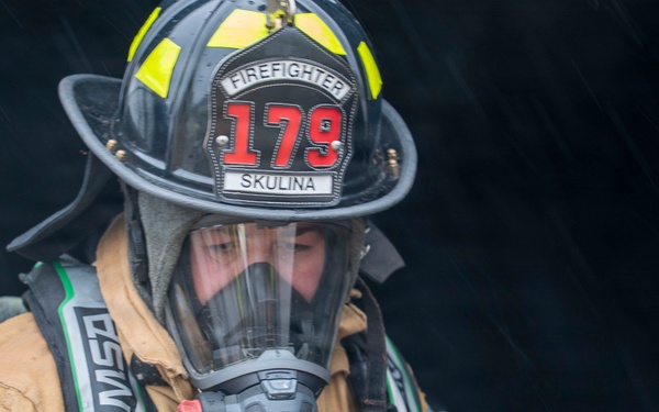 179th Cyberspace Wing Fire Department participates in live-fire training