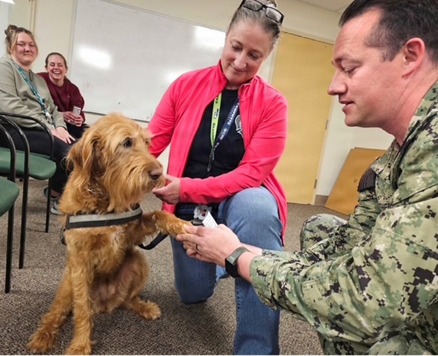 Healing Paws, Healing Hands at David R. Ray Clinic Everett