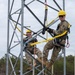 Engineering Installation Airmen sharpen skills with tower-climbing training