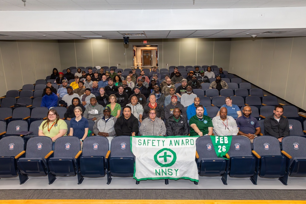 NNSY Shop 06 Receives February 2026 Safety Flag