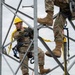 Engineering Installation Airmen sharpen skills with tower-climbing training