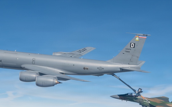 494 FS debuts heritage jet across the UK