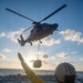 USCGC Midgett (WMSL 757) conducts vertical replenishment training