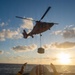 USCGC Midgett (WMSL 757) conducts vertical replenishment training
