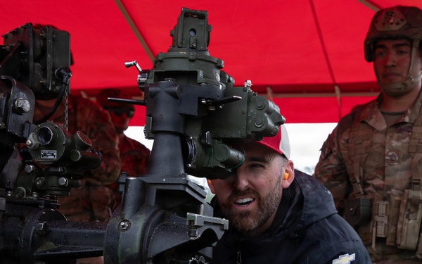 Fort Bragg hosted NASCAR driver Austin Dillon for Mission 600 visit