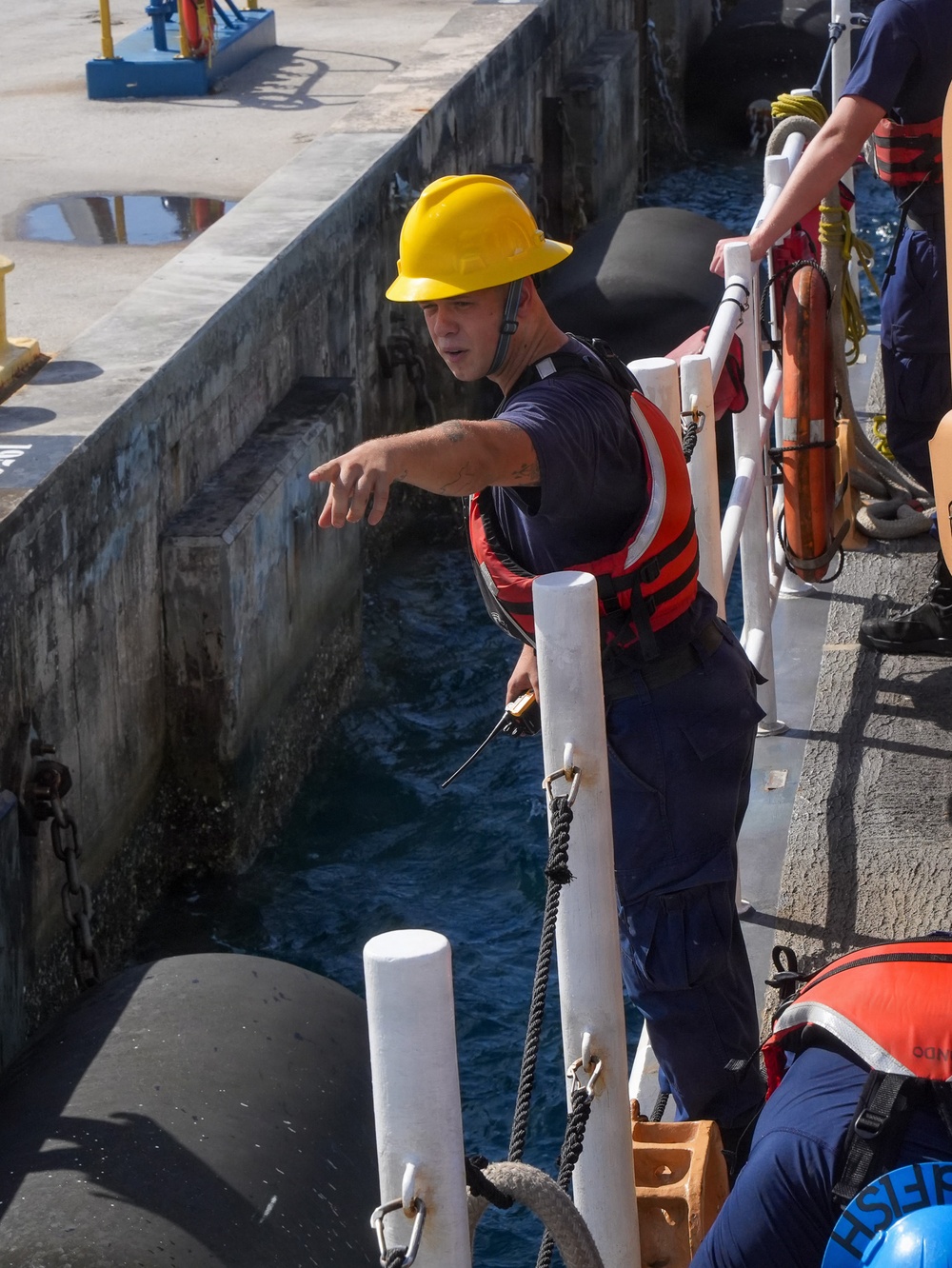 USCGC Midgett (WMSL 757) arrives at Naval Base Guam for scheduled port visit