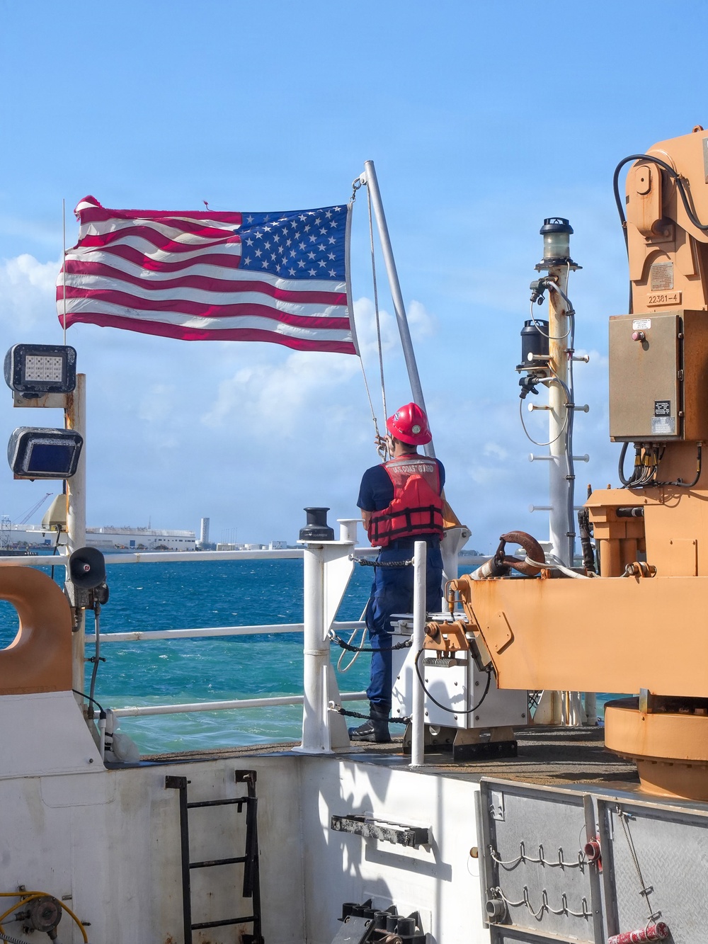 USCGC Midgett (WMSL 757) arrives at Naval Base Guam for scheduled port visit