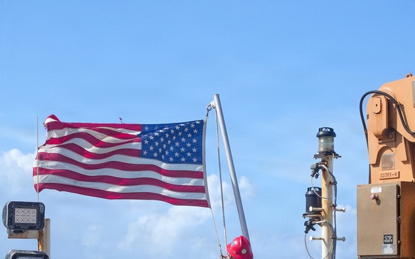USCGC Midgett (WMSL 757) arrives at Naval Base Guam for scheduled port visit