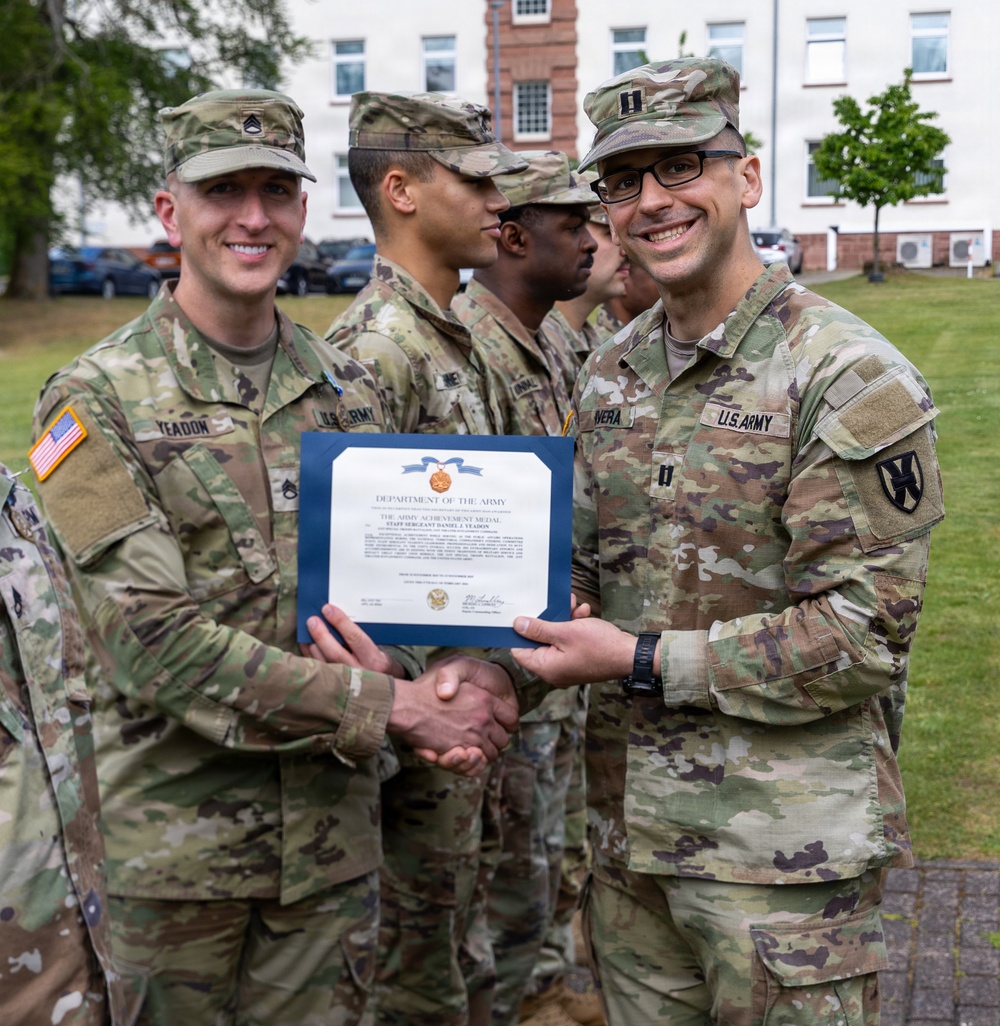 21st Special Troops Battalion Award Ceremony